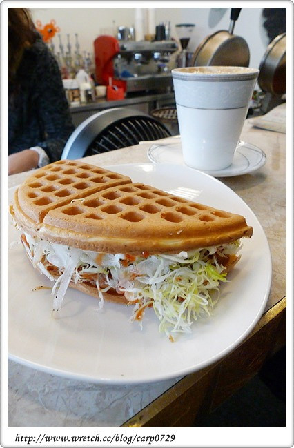 【苗栗苑裡】心戀Coffe Bar~鹹鬆餅好特別 @魚樂分享誌