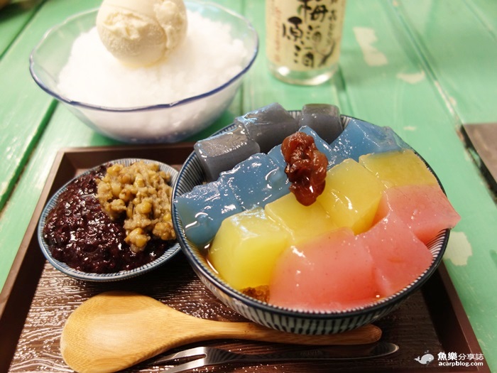 【台北松山】來特冰淇淋-彩虹粉粿冰 松菸美食 @魚樂分享誌